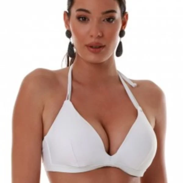 Γυναικείο Μαγιό BLUEPOINT Bikini Top Cup D Λευκό
