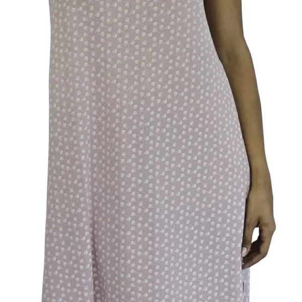 Γυναικείο Νυχτικό Galaxy Αμάνικο με Μικροσχέδιο Ροζ