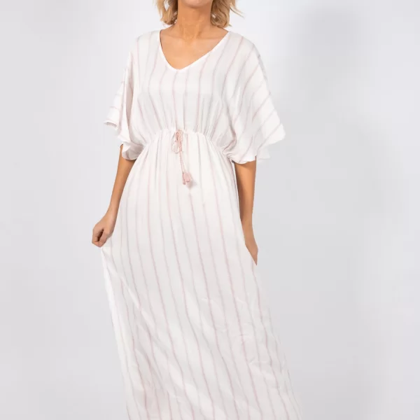 Γυναικείο Φόρεμα Beachwear Tres Chic Ροζ