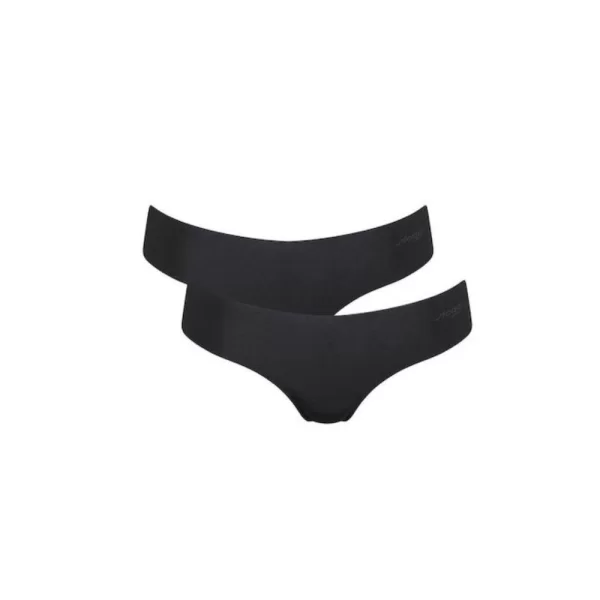 Γυναικείο Σλιπάκι Sloggi Zero Microfibre H Hipstring (2 Pack) Μαύρο