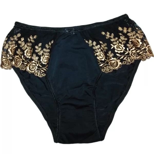 Γυναικείο Εσώρουχο Tres Chic Tai με Κέντημα Μαύρο