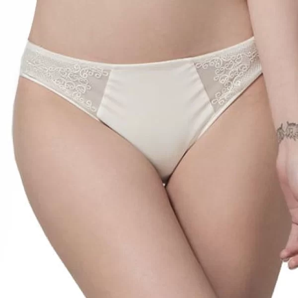 Γυναικείο Brief Slip Luna Baroc Tattoo Effect Ιβουάρ