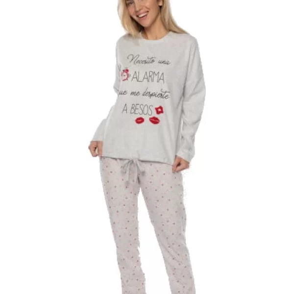 Γυναικεία Πιτζάμα MuyDemi Φροτέ Γκρι