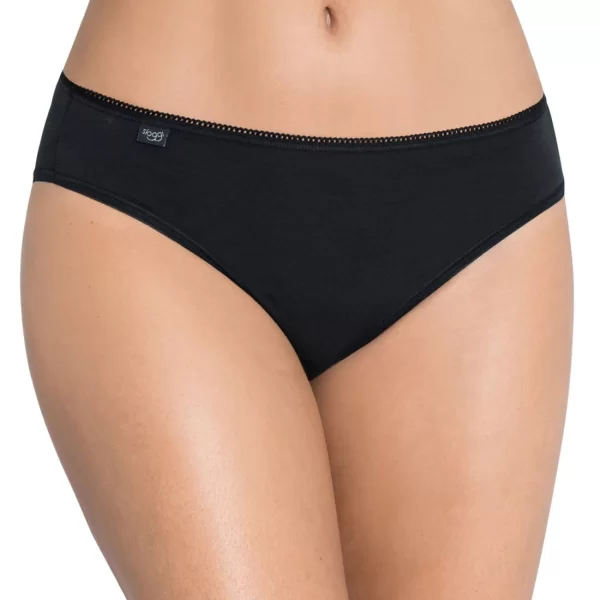 Γυναικεία Σλιπάκια SLOGGI 24/7 Cotton Tai (3 Pack) Μαύρο