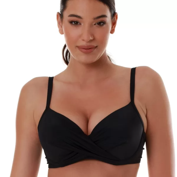 Γυναικείο Μαγιό BLUEPOINT Bikini Top Ντραπέ Cup D Λιλα