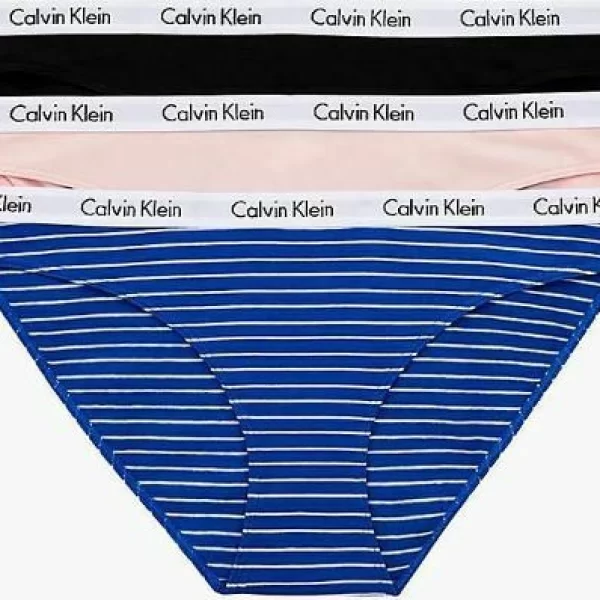 Γυναικεία Εσώρουχα CALVIN KLEIN Cotton Stretch (3Pack) Πολύχρωμα