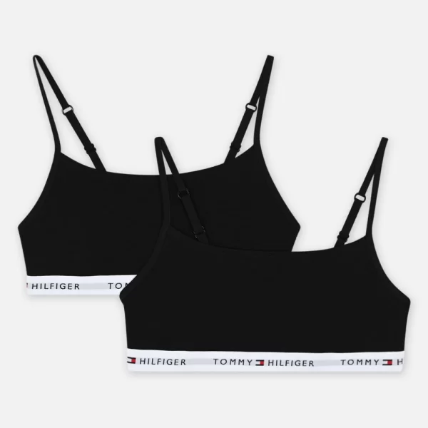 Γυναικείο Bralette Tommy Hilfiger (2 Pack) Μαύρο