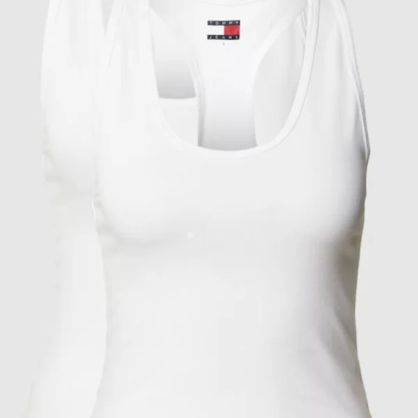 Γυναικείο Φανελάκι Τοπ Tommy Hilfiger Αμάνικο (2pack) Λευκό