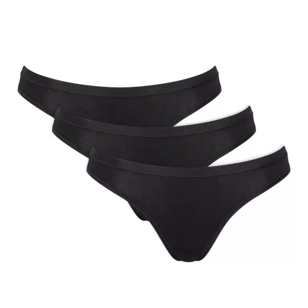 Γυναικείο Σλιπάκι Sloggi Go Daily Cotton Mini (3 Pack) Μαύρο