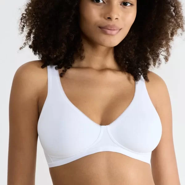 Γυναικείο Σουτιέν Sloggi Basic+ Soft Bra Λευκό