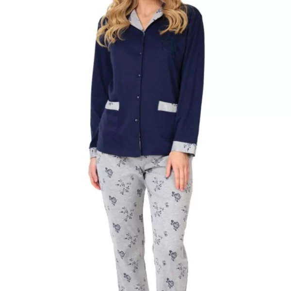 Γυναικεία Πιτζάμα Με Κουμπιά 