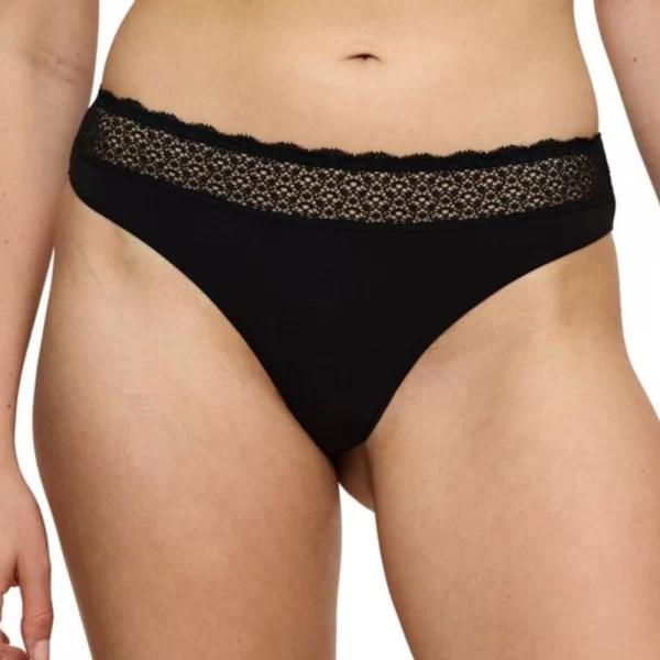 Γυναικείο Σλιπ TRIUMPH Feel of Modal String Μαύρο