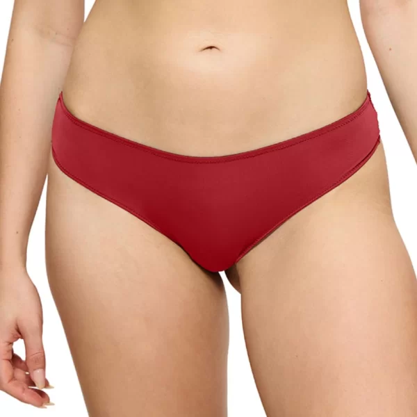 Γυναικείο Σλιπ TRIUMPH Lovely Micro Brazilian String 00IX Κόκκινο