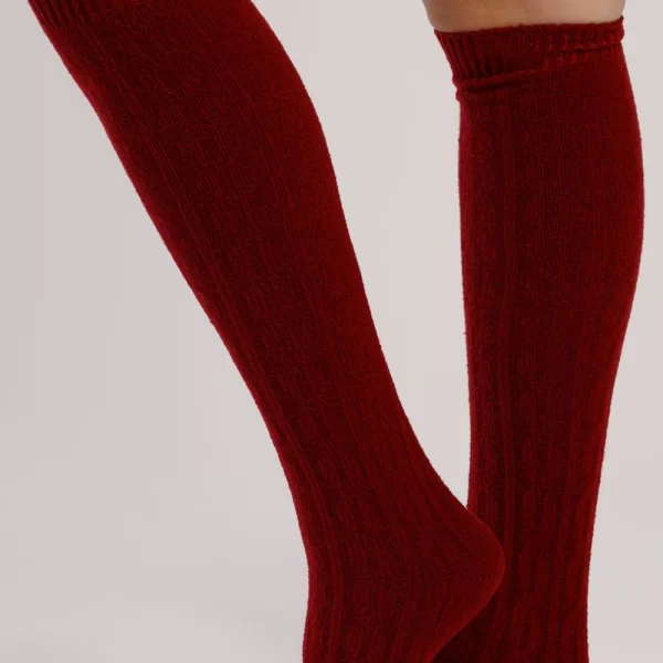 Γυναικείες Κάλτσες Noidinotte Μακριές Μπορντό