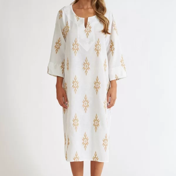 Γυναικείο Φόρεμα Harmony Χρυσό