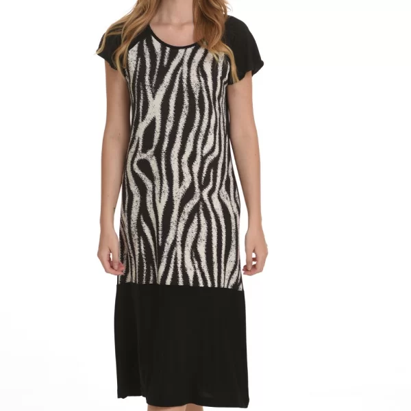 Γυναικείο Φόρεμα Zen By Daisy Κοντομάνικο Μαύρο