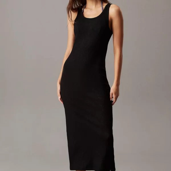 Γυναικείο Φόρεμα Calvin Klein Beachwear Μαύρο