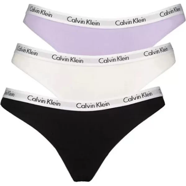 Γυναικεία Εσώρουχα CALVIN KLEIN String (3 Pack)-Plus Size Πολύχρωμα