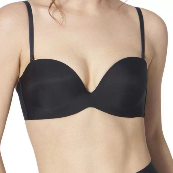 Γυναικείο Σουτιέν Triumph Stepy Soft 01 WDP Strapless Μαύρο
