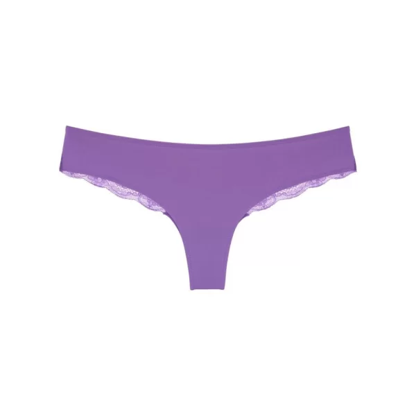 Γυναικείο Σλιπ TRIUMPH Lovely Micro Brazilian String Μωβ