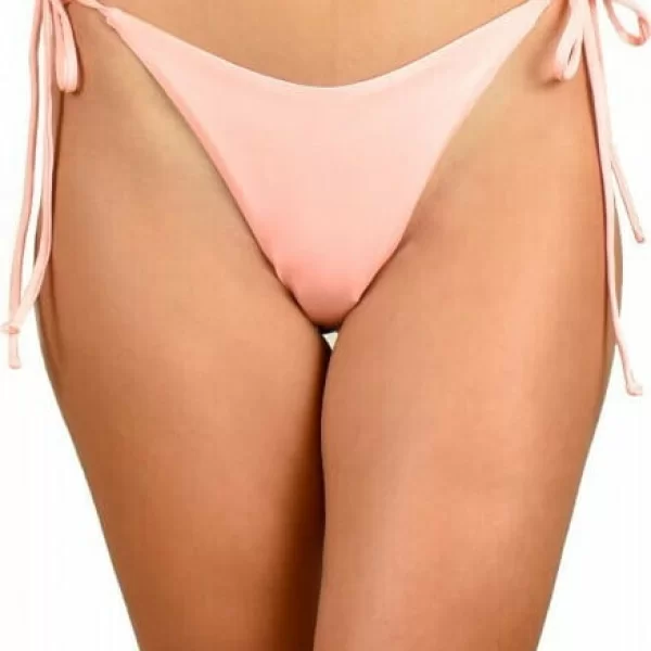 Γυναικείο Μαγιό BLU4U Bikini Κανονικό Κοφτό Δετό στο Πλάι Σομόν