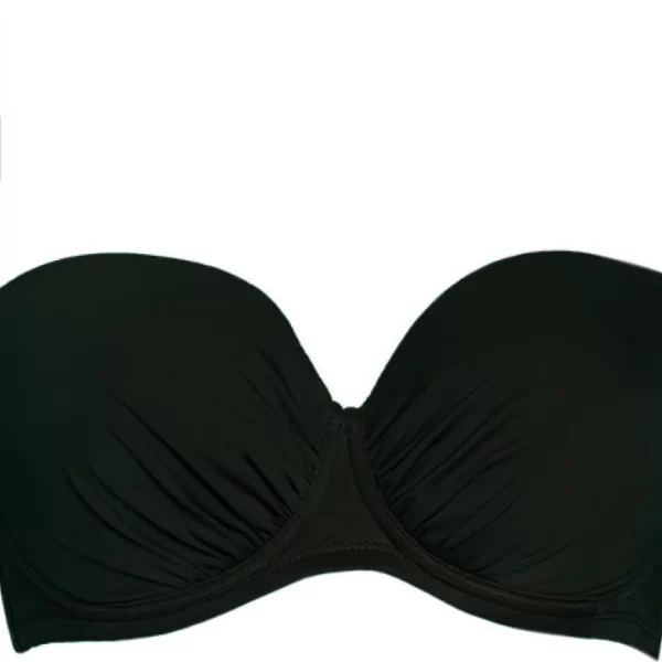 Γυναικείο Μαγιό Bluepoint Strapless Bikini Top Μαύρο