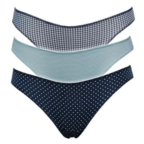 Γυναικεία Σλιπάκια Brazilian COTONELLA Με Σχέδια (3pack) Βεραμάν