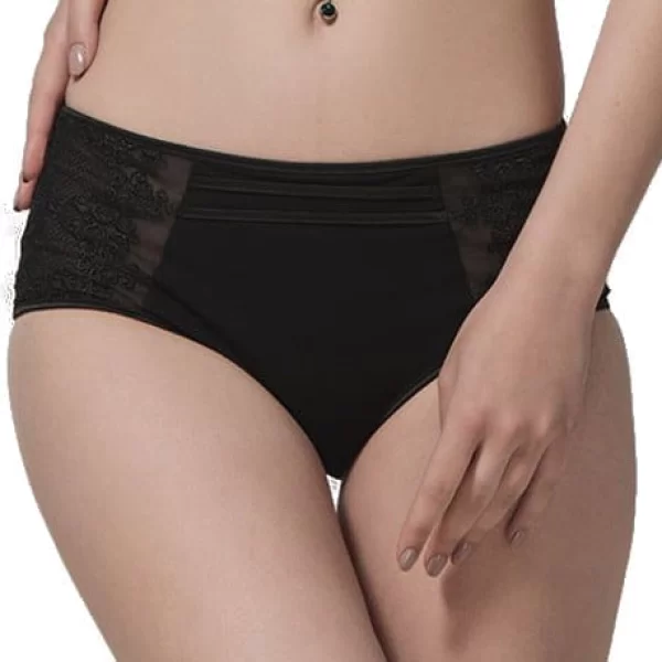 Γυναικείο Hipster Slip Luna Baroc Tattoo Effect Μαύρο