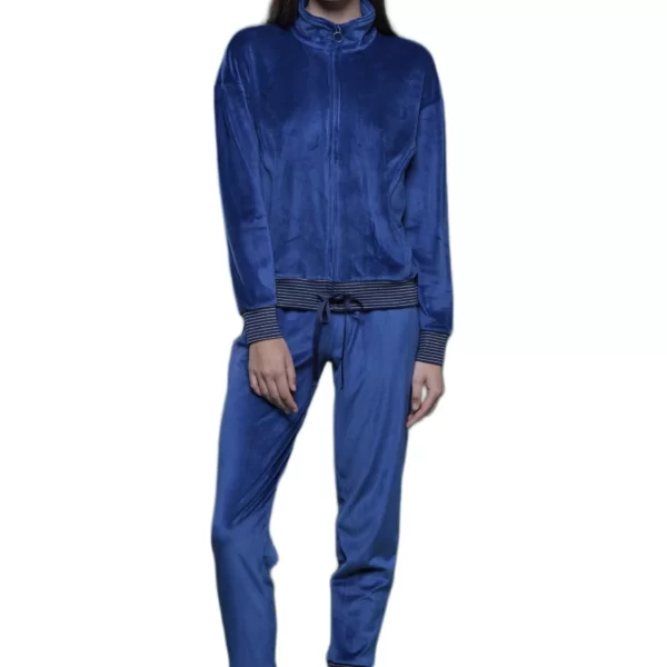 Γυναικεία Φόρμα Noidinotte Βελουτέ Μπλε