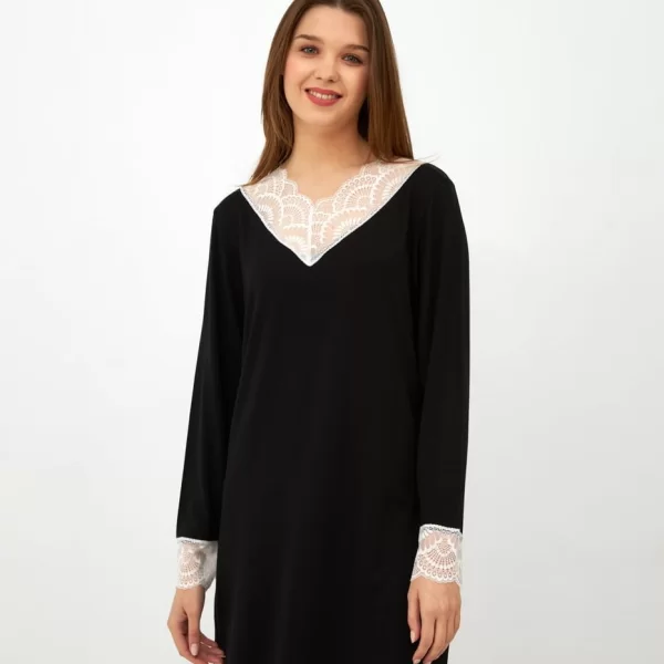 Γυναικείο Νυχτικό Harmony Μαύρο