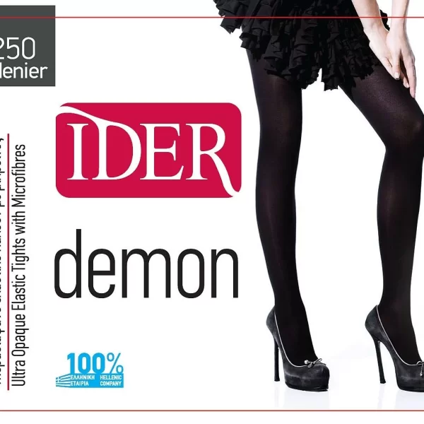 Γυναικείο Καλσόν Ider Demon-250 Den Μαύρο