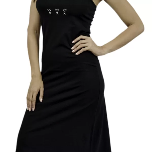 Γυναικείο Φόρεμα GALAXY Μαύρο