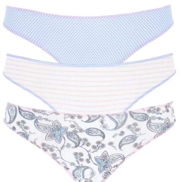 Γυναικεία Σλιπ COTONELLA Brazil (3 Pack) Πολύχρωμα