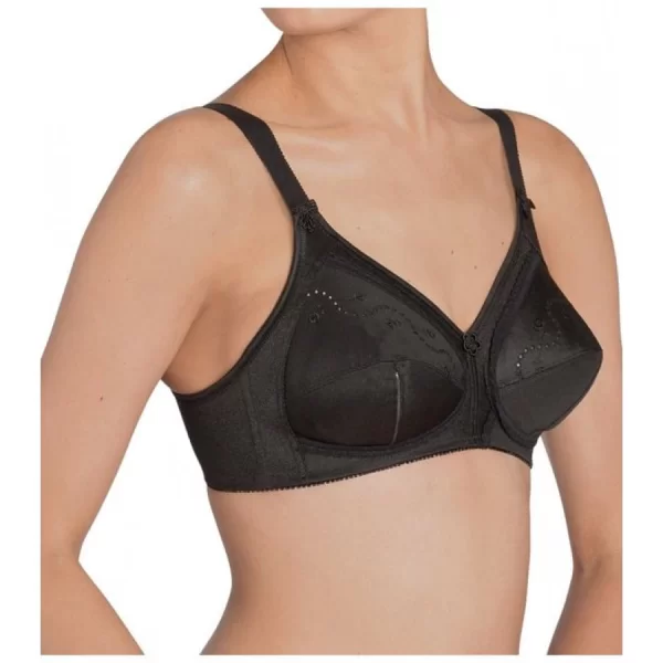 Γυναικείο Σουτιέν TRIUMPH Doreen Cotton 01 N Μαύρο