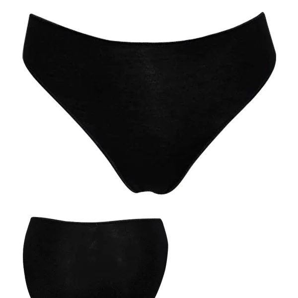 Γυναικεία Σλιπ Fimelle Brazilian MINERVA (2pack) Μαύρο