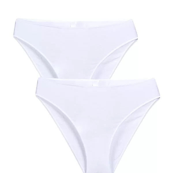 Γυναικεία Σλιπ Fimelle Brazilian MINERVA (2pack) Λευκό