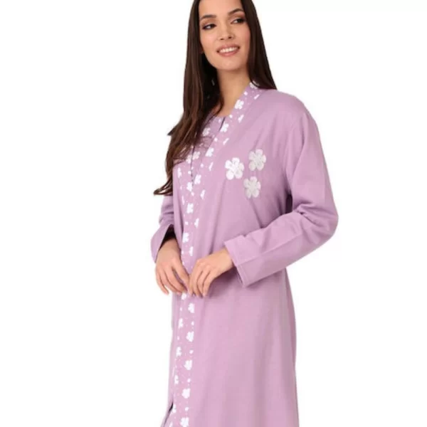 Γυναικείο Σετ Νυχτικό-Ρόμπα Μωβ