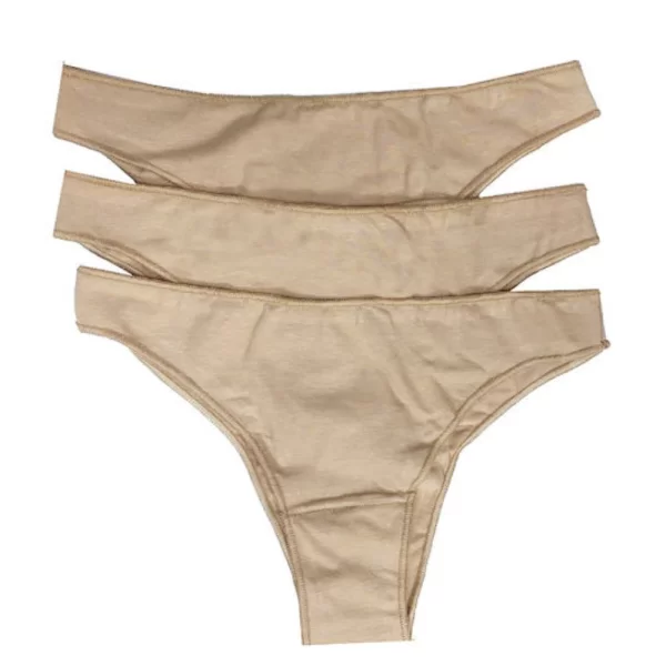 Γυναικεία Σλιπ COTONELLA Brazil (3 Pack) Μπεζ