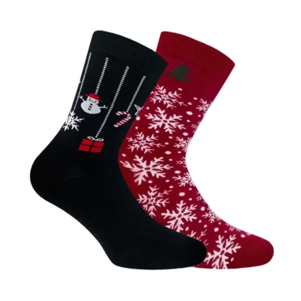 Γυναικείες Κάλτσες Walk X-Mas (2 Pack) Πολύχρωμα