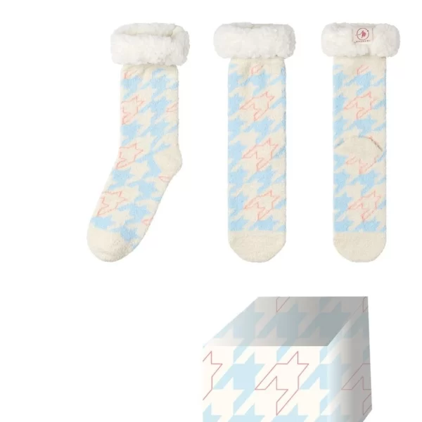 Γυναικείες Κάλτσες MuyDemi Αντιολισθητικές Λευκό