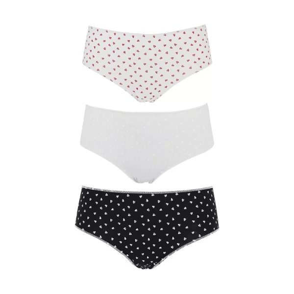 Γυναικεία Σλιπ Midi COTONELLA (3 Pack) Πολύχρωμα