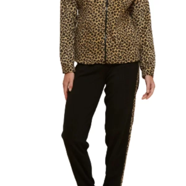 Γυναικεία Φόρμα Noidinotte Fleece-Plus Size Animal Print