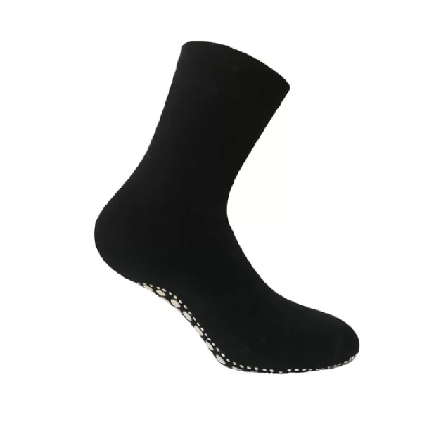 Unisex Καλτσοπαντόφλες Walk Αντιολισθητικές Μαύρο