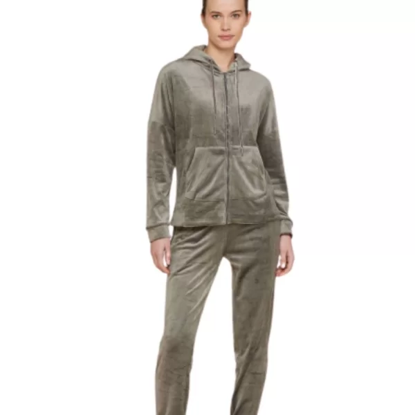 Γυναικεία Φόρμα Noidinotte Βελούδινη Γκρι