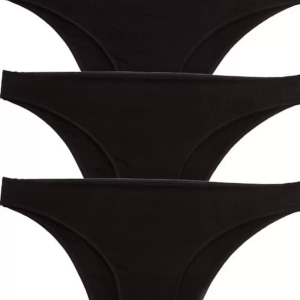 Γυναικεία Σλιπ Rio Nina Club (3 Pack) Μαύρο