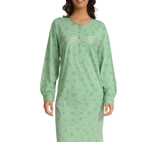 Γυναικείο Νυχτικό Με Πατιλέτα Μέντα