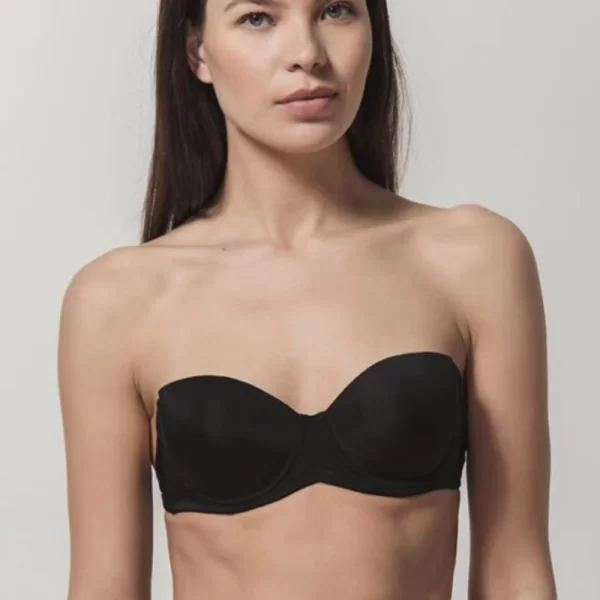Γυναικείο Σουτιέν LUNA Strapless Secret Multi-way Μαύρο