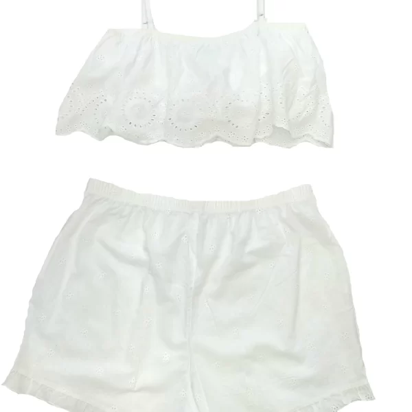 Γυναικείο Top & παντελόνι NOIDINOTTE Beachwear Λευκό