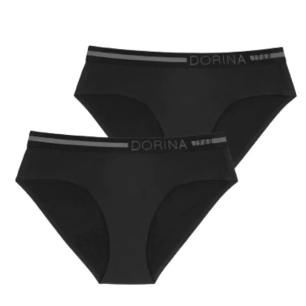 Γυναικείο Σλιπ Περιόδου DORINA Eco Moon (2 Pack) Μαύρο