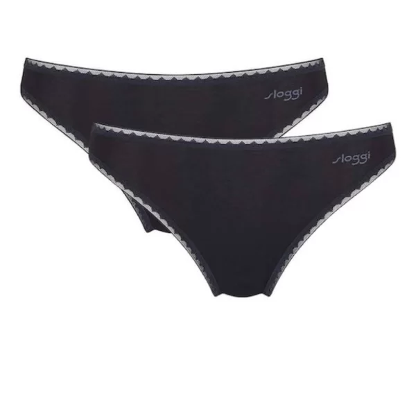 Γυναικεία Σλιπ Sloggi Go H Tai (2 Pack) Μαύρο